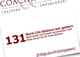 Urs R. Bärtschi, Coach mit eidg. Diplom Work-Life-Balance war gestern -Coaching-Artikel lesen!