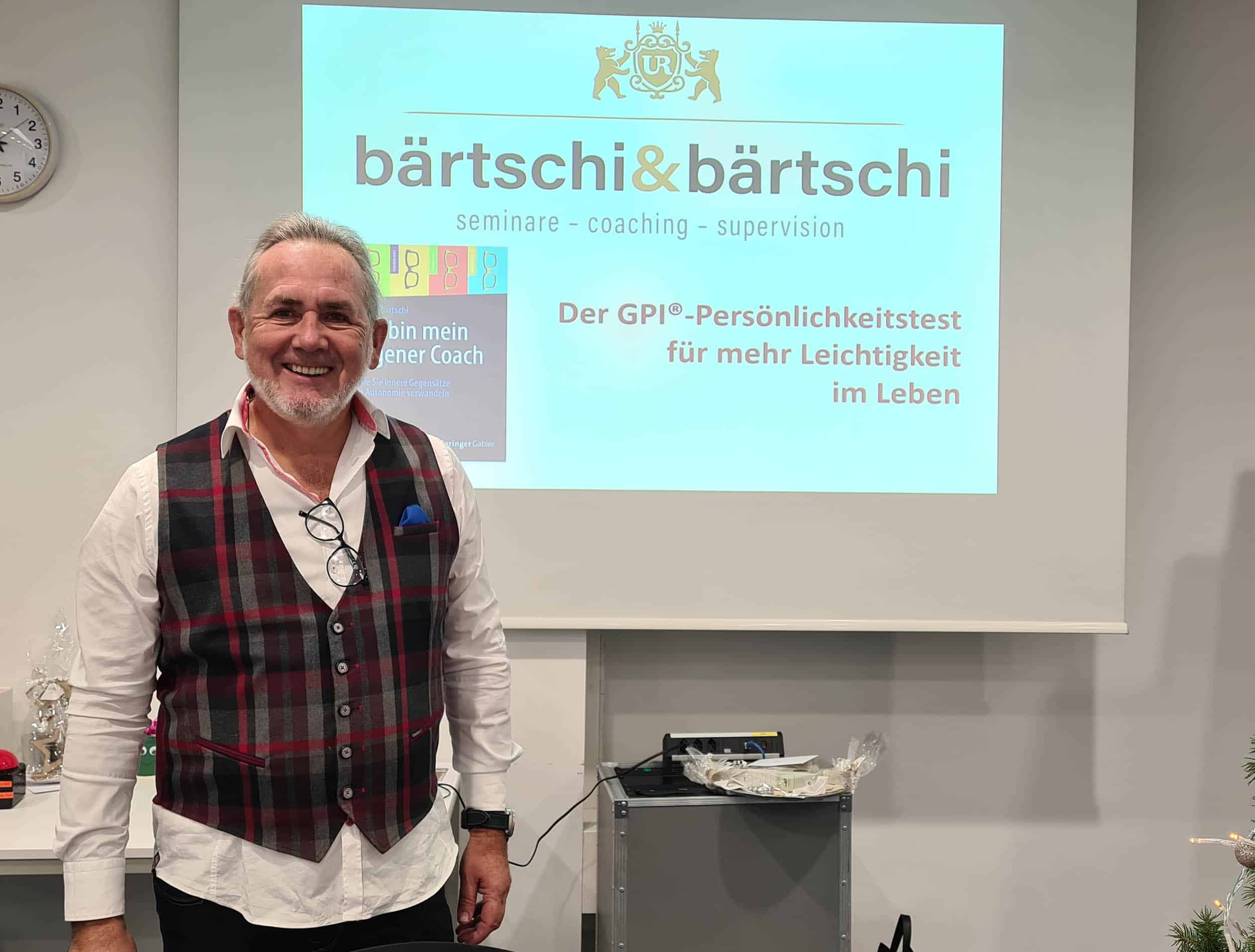 Urs R. Bärtschi Coach Experte - GPI®-Persönlichkeitstest als Coachingtool – praxiserprobt und aussagekräftig